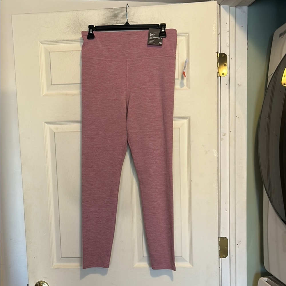 Gap Fit High Rise Leggings Size Medium Pink